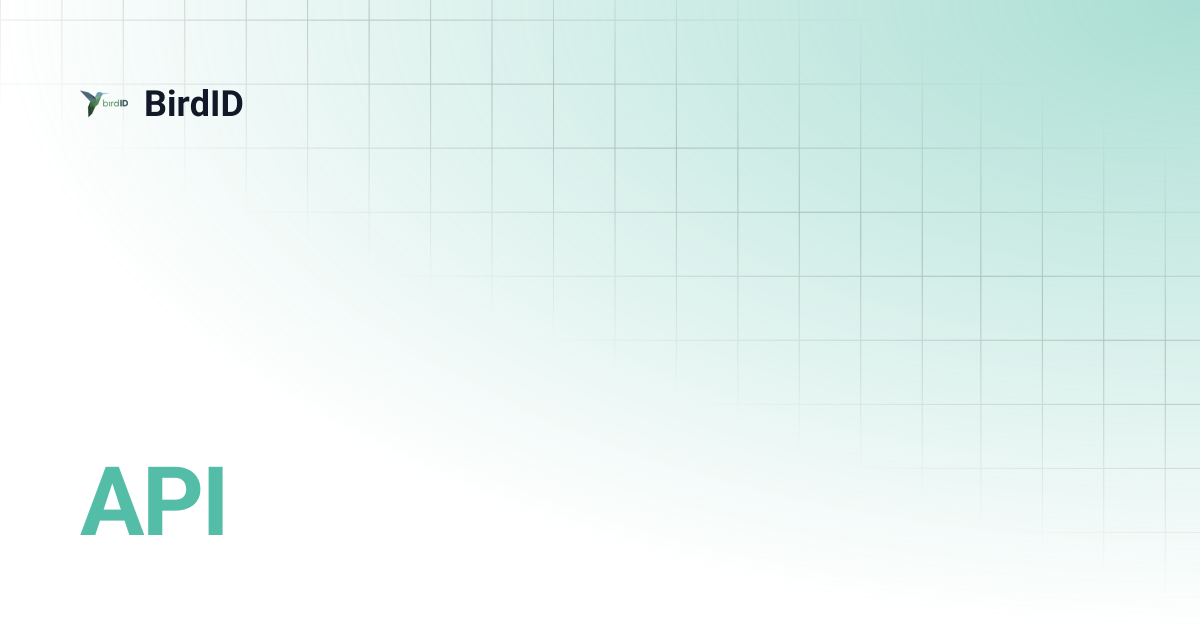 API | BirdID